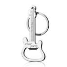 Chaveiro Abridor de Garrafas Creative Guitar Zinc Alloy 22g Chaveiro Abridor de Garrafas Creative Guitar Zinc Alloy 22g