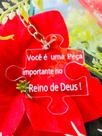 Chaveiro acrílico cristal 50 unidades Reino de Deus , festa, decoração, lembracinhas