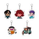 Chaveiro Acrylic Squid Series Cute Chaveiro de dupla face