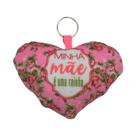 Chaveiro Almofada Coração - Minha Mãe é uma Rainha - 10,5x8,5cm - 1 unidade - Rizzo