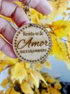 Chaveiro Amor Redondo 50 UNIDADES MDF já vão todos montados