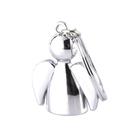 Chaveiro Angel Doll em liga de zinco em forma de coração para mulheres Chaveiro Angel Doll em liga de zinco em forma de coração para mulheres