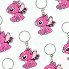 Chaveiro Angel Namorada Do Lilo Stitch Barato 10un Barato Lembrancinha Aniversário