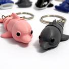 Chaveiro Animais Marinhos Articulados Fidget Orca, Raia, Tubarão e Baleia Decorativos Antiestresse -