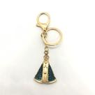 Chaveiro Aparecida 12 cm metal dourado