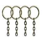 Chaveiro Argola Batida Ouro Velho Com Corrente 23mm 100 Unidades Chaveiro Argola Batida Ouro Velho Com Corrente 23mm 100 Unidades