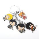 Chaveiro Attack on Titan Eren Yeager e Levi Ackerman