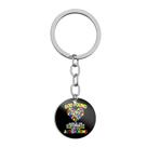 Chaveiro Autism Mom Puzzle Piece em aço inoxidável Chaveiro Autism Mom Puzzle Piece em aço inoxidável
