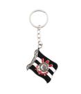 Chaveiro Bandeira Time 5cm Corinthians