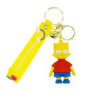 Chaveiro Bart Simpson, boneco de desenho animado em PVC