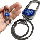 Chaveiro Bmw Mosquetão Metal Acessório Chave Carro Moto Argola Dupla Presente Cromado