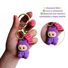 Chaveiro Boneco Labubu Lafufu Faz Barulhinho Pelucia Fofo Colecionavel Viral Kawaii Tik Tok