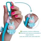 Chaveiro Boneco Labubu Lafufu Mosquetão Pelucia Fofo Colecionavel Viral Kawaii Tik Tok