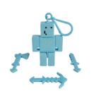 Chaveiro Boneco Minecraft Streamers 8cm c/ Acessórios Ferramentas Algazarra Brinquedos