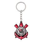 Chaveiro Borracha 3D Escudo Time 6cm - Corinthians