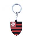 Chaveiro Borracha Flamengo com Brasão Oficial - Minas de Presentes