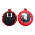 Chaveiro Capa Silicone Porta Apple Airtag Round 6 Squid Game
