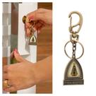 Chaveiro Capelinha Nossa Senhora Aparecida Metal Dourado
