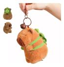 Chaveiro Capivara Pelúcia 12cm Com Mochila Chaveiro Capivara Pelúcia 12cm Com Mochila