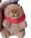 Chaveiro Capivara Pelúcia Fofo Macio Cheio de Personalidade