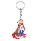 Chaveiro Cardcaptor Sakura com chaveiro vermelho Kero-chan Chaveiro Cardcaptor Sakura com chaveiro vermelho Kero-chan
