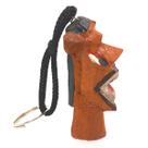 Chaveiro Carranca de Madeira Artesanal Proteção Espiritual Amuleto Talismã Bolsa Casa Carro Lar