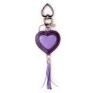Chaveiro cellway couro coracao duas cores lilas e roxo Chaveiro cellway couro coracao duas cores lilas e roxo