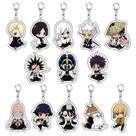 Chaveiro, chaveiro, acrílico, branqueador, anime, personagens de Chibi