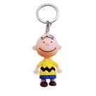 Chaveiro Chaveiro Charlie Brown Desenho Animado em PVC para crianças