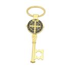 Chaveiro Chaveiro Creative Metal Key Design Ouro/Prata
