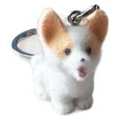 Chaveiro Chaveiro Cute Flocked Corgi Dog Charm