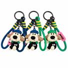 Chaveiro Chaveiro Cute Puppy Cartoon Flying PVC para mochila