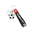Chaveiro Chaveiro de bola de futebol em PVC de borracha macia