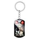 Chaveiro: chaveiro Death Note Anime Dog Tag, aço inoxidável