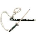 Chaveiro Chaveiro Demon Slayer Wind Pillar Sword 9 cm de metal