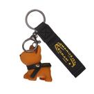 Chaveiro, chaveiro, design de desenho animado Bulldog para carro e bolsa Chaveiro, chaveiro, design de desenho animado Bulldog para carro e bolsa