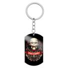 Chaveiro Chaveiro Halloween Spooky Doll Dog Tag em aço inoxidável