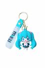 Chaveiro Chaveiro Hatsune Miku em PVC em estilo cartoon