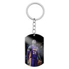 Chaveiro Chaveiro Kobe Bryant Mamba Style em aço inoxidável
