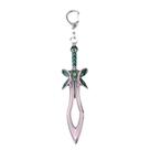 Chaveiro, chaveiro, metal, borboleta, espada, arma do jogo DOTAS