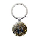 Chaveiro, chaveiro, pendente, moeda Bitcoin para fãs de criptomoedas