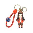 Chaveiro, chaveiro, pendente, PVC Demon Slayer Nezuko