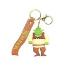 Chaveiro, chaveiro, pingente, boneco de PVC dos desenhos animados de Shrek
