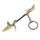 Chaveiro, chaveiro, pingente de liga de arma Corvus Glaive