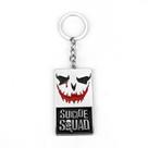Chaveiro, chaveiro, pingente, emblema do Suicide Squad Joker Chaveiro, chaveiro, pingente, emblema do Suicide Squad Joker