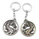 Chaveiro, chaveiro, pingente, logotipo do dragão Mortal Kombat