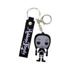 Chaveiro, chaveiro, presente de boneca gótica Addams, quarta-feira