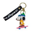 Chaveiro, chaveiro, skate, design Snoopy para mochila