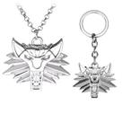 Chaveiro Chaveiro The Witcher 3 Wolf Head para fãs