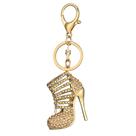 Chaveiro Chic Champagne Gold High Heel para mulheres